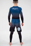 Yoga for BJJ Spats - Blue fade