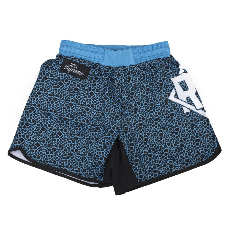 Leopard Shorts - Blue