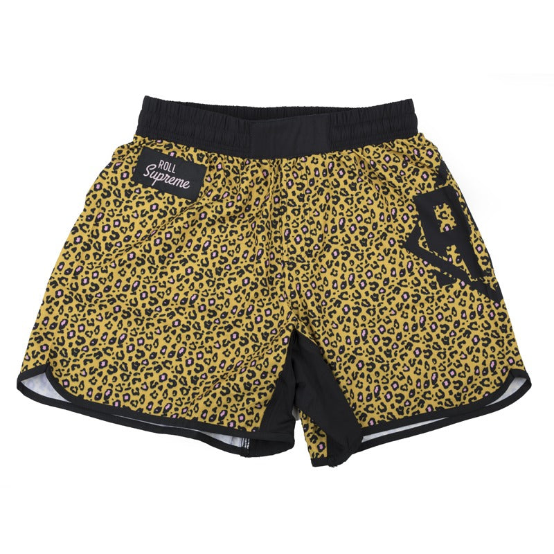 Leopard Shorts - Yellow