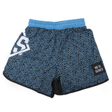 Leopard Shorts - Blue